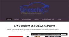 Desktop Screenshot of kfz-griesche.de